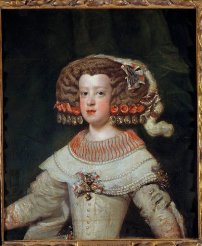 Retrato de la infanta María Teresa (1638-1683), futura reina de Francia de Diego Velázquez