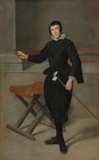Retrato del bufón Calabazas, c.1631-1632 de Diego Velázquez