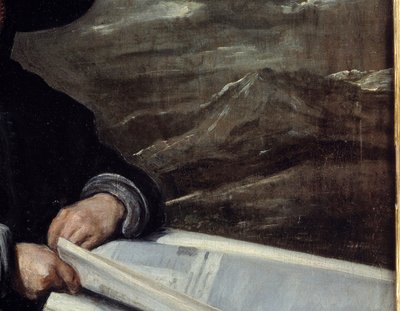 Retrato del bufón Diego de Acedo, llamado primo (detalle) de Diego Velázquez