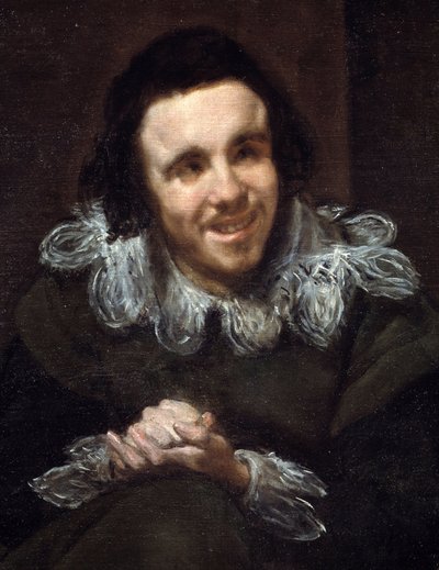 Retrato del bufón Don Juan Calabacillas (detalle) de Diego Velázquez