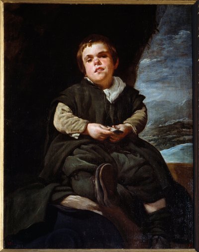 Retrato del bufón Francisco Lezcano, llamado el niño de Vallecas de Diego Velázquez