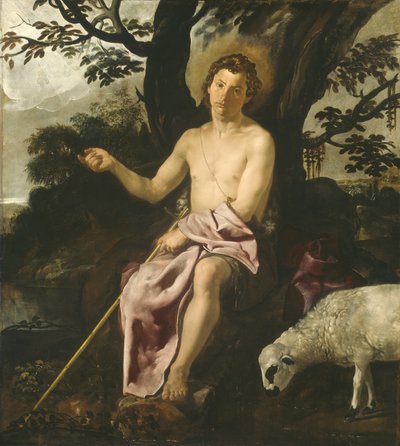 San Juan Bautista en el desierto, c.1622 de Diego Velázquez