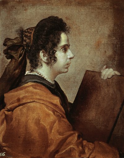 Sibilla (Juana Pacheco), c.1632 (óleo sobre lienzo) de Diego Rodriguez de Silva y Velazquez
