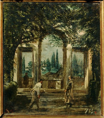 Jardines de los Médicis en Roma de Diego Rodriguez de Silva y Velazquez