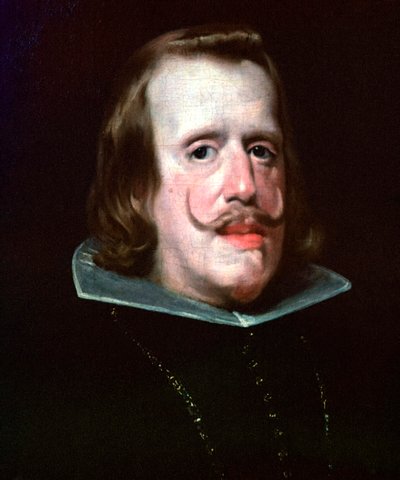 Pintura del Rey Felipe IV de España, siglo XVI de Diego Velasquez