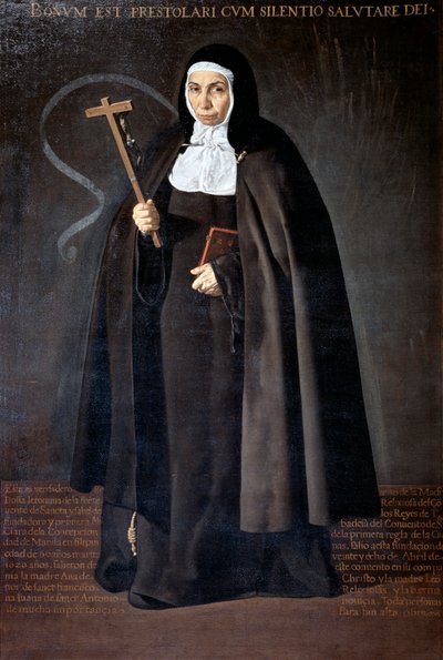 Abadesa Jerónima de la Fuente, 1620 de Diego Velázquez