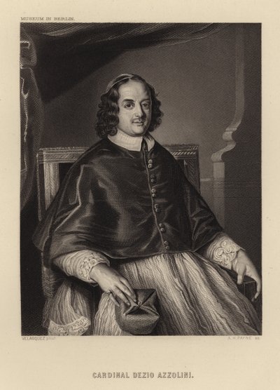 Cardenal Dezio Azzolini de Diego Velázquez