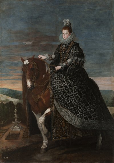 Retrato ecuestre de Margarita de Austria de Diego Velázquez
