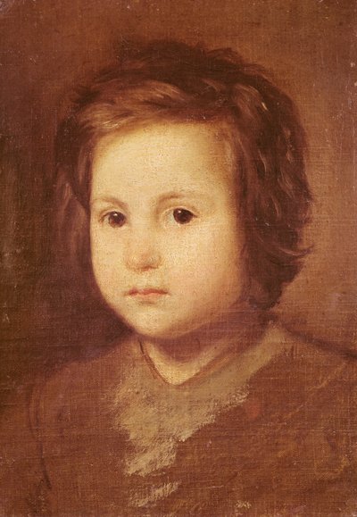 Cabeza de un niño, 1650 de Diego Velázquez