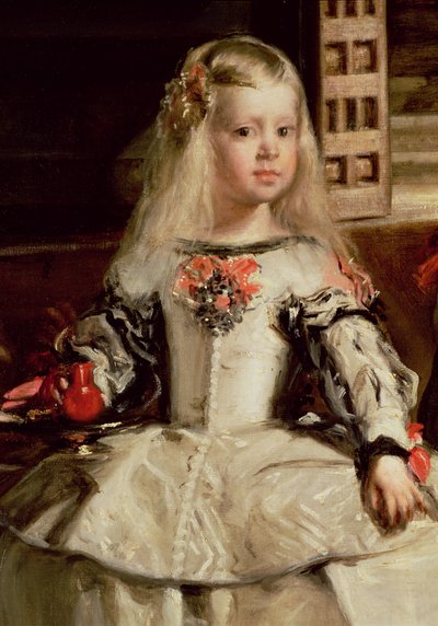Las Meninas o La Familia de Felipe IV, c.1656 (detalle) de Diego Velázquez