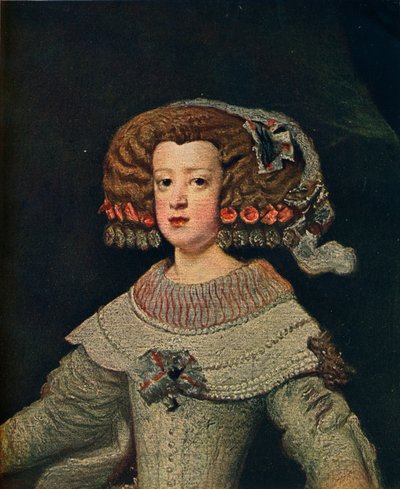 Retrato de la Reina Mariana de Austria, 1652, 1910 de Diego Velázquez