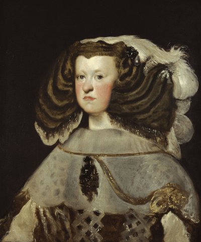 Retrato de Mariana de Austria 1634-1696 de Diego Velázquez