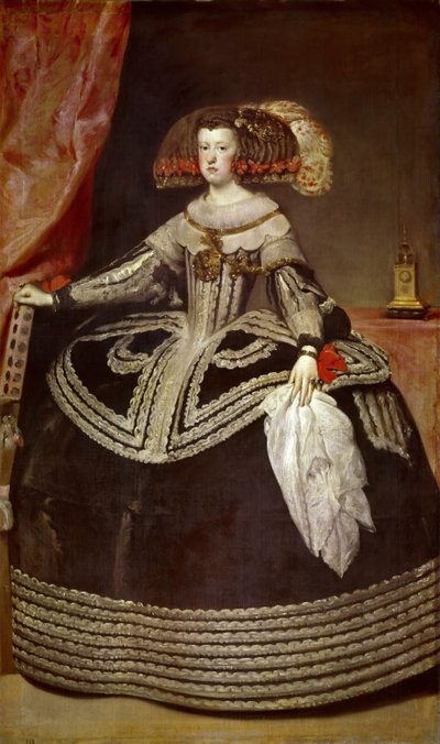 Retrato de Mariana de Austria de Diego Velázquez