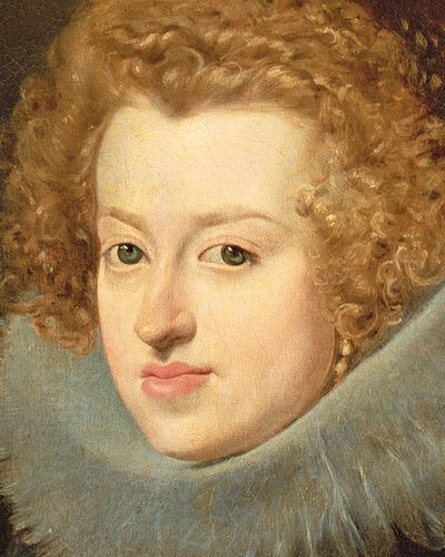 La Infanta María de Austria (1606-46) Reina de Hungría, 1630 (detalle) de Diego Velázquez