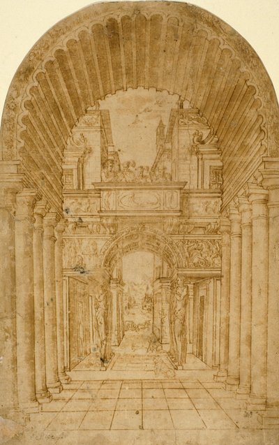 Escenario en perspectiva de Diego de Siloé