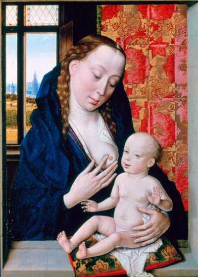 María y el Niño, c. 1465 de Dieric Bouts