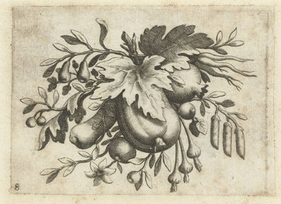 Festoen van Vrutten Pequeño libro de frutas útil para viajar (título de la serie) de Dietrich Krüger (attributed to)