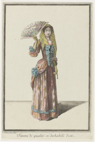 Mujer de calidad con vestido de verano (título en el objeto) de Dieu de Saint Jean