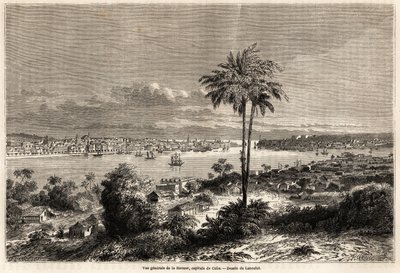 Vista general de La Habana, capital de Cuba de Dieudonne Auguste Lancelot