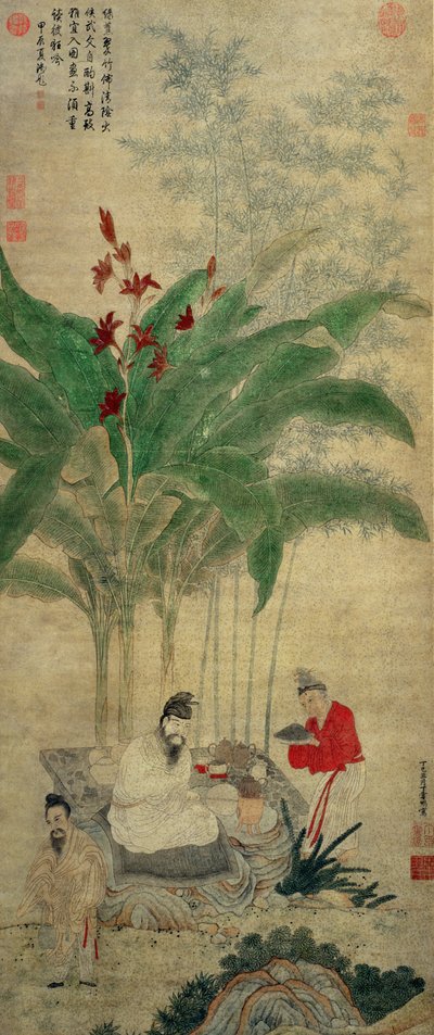 Hirviendo Té, 1617 de Ding Yunpeng