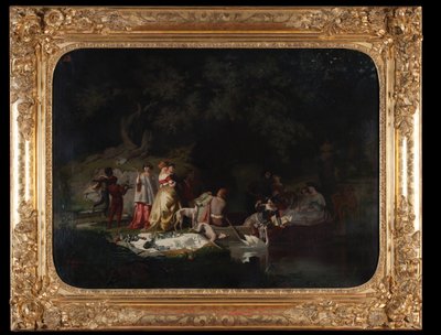El Decamerón de Boccaccio 1850 (Óleo sobre lienzo) de Diodore Rahoult