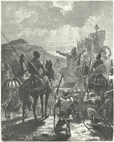 El Papa Inocencio III predicando la Cruzada Albigense de Diogene Ulysse Napoleon Maillart