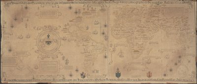 Mapa mundial de propaganda, 1529 de Diogo Ribeiro