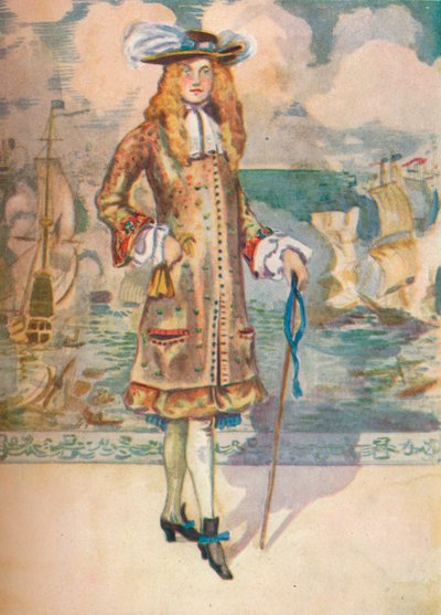 Un hombre de la época de Carlos II, 1907 de Dion Clayton Calthrop