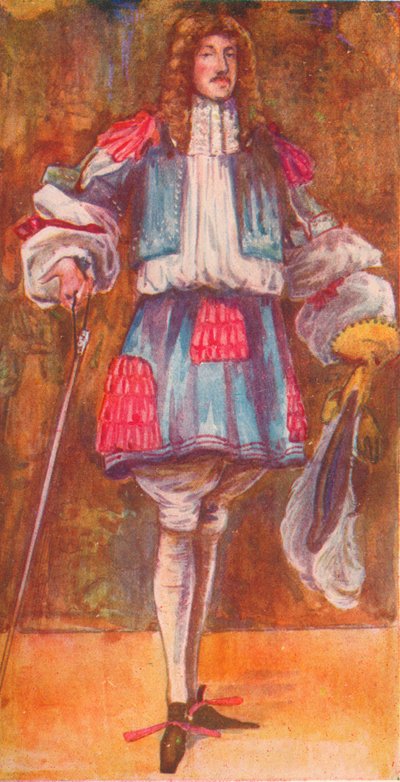 Un Hombre del Tiempo de Carlos II, 1907 de Dion Clayton Calthrop
