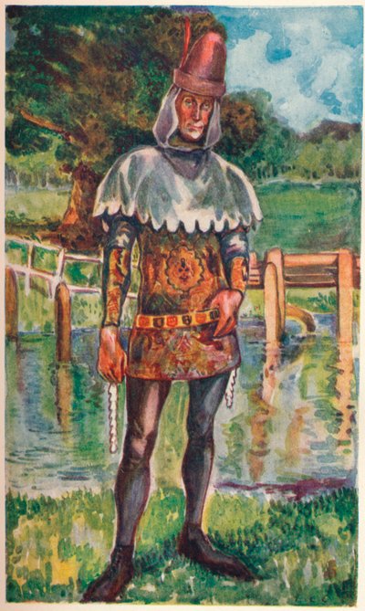 Un hombre de la época de Eduardo III, 1907 de Dion Clayton Calthrop