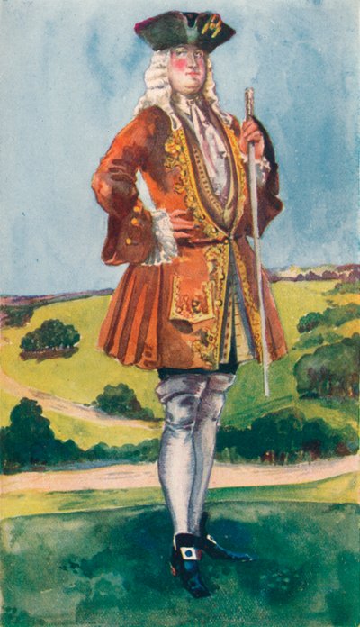 Un hombre de la época de Jorge I, 1907 de Dion Clayton Calthrop