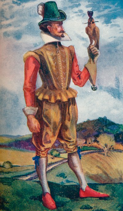 Un hombre de la época de Jacobo I, 1907 de Dion Clayton Calthrop