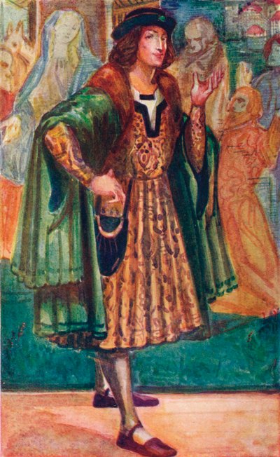 Un hombre de la época de Ricardo III, 1907 de Dion Clayton Calthrop