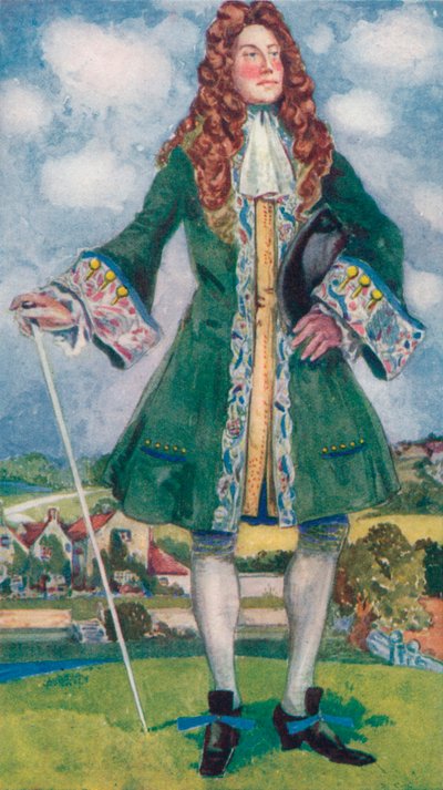 Un Hombre del Tiempo de Guillermo y María, 1907 de Dion Clayton Calthrop