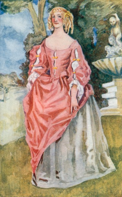 Una mujer de la época de Carlos II 1660-1685 de Dion Clayton Calthrop