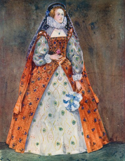 Una mujer de la época de Isabel 1558-1603 de Dion Clayton Calthrop