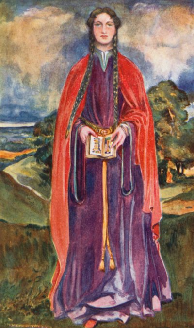 Una mujer de la época de Enrique I 1100-1135 de Dion Clayton Calthrop