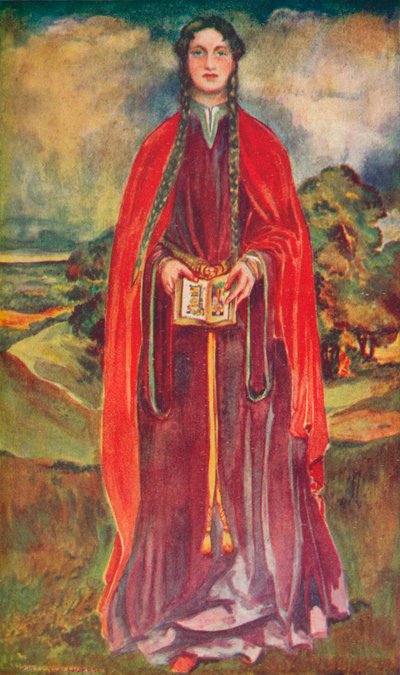 Una mujer de la época de Enrique I, 1907 de Dion Clayton Calthrop