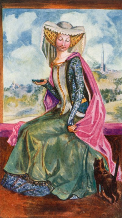 Una mujer de la época de Enrique V 1413-1422 de Dion Clayton Calthrop