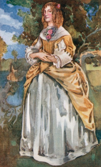 Una mujer de la época de Jacobo II 1685-1689 de Dion Clayton Calthrop