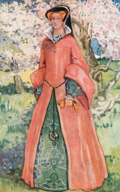 Una mujer de la época de María 1553-1558 de Dion Clayton Calthrop