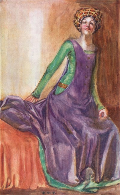 Una mujer de la época de Ricardo II 1377-1399 de Dion Clayton Calthrop