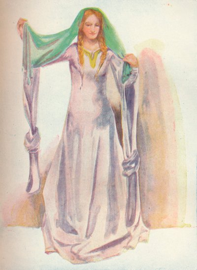 Una mujer de la época de Stephen, 1907 de Dion Clayton Calthrop