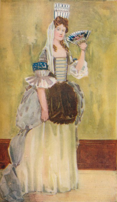 Una mujer de la época de William y Mary, 1907 de Dion Clayton Calthrop