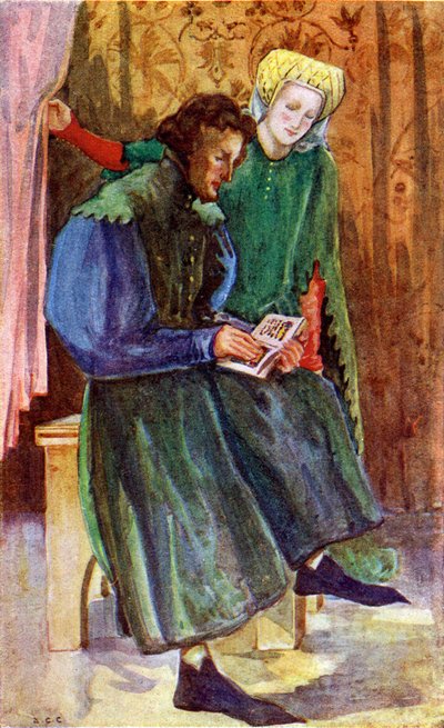 Traje de pareja en el reinado de Enrique IV (1399-1413) de Dion Clayton Calthrop