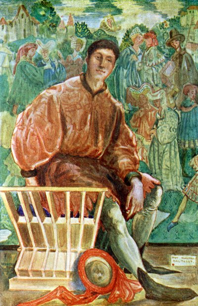 Traje de hombre en el reinado de Enrique VI (1422-1461) de Dion Clayton Calthrop