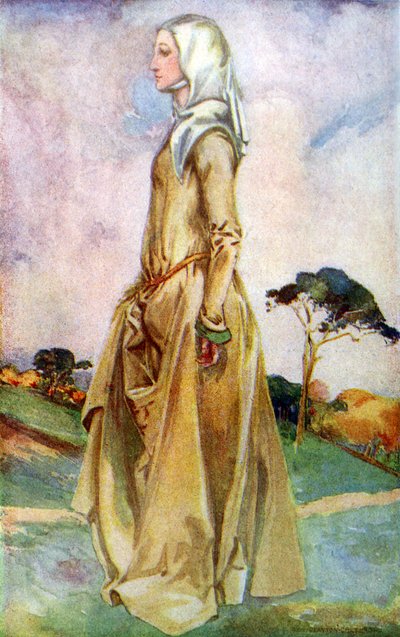 Traje de mujer en el reinado de Enrique II (1154-1189) de Dion Clayton Calthrop