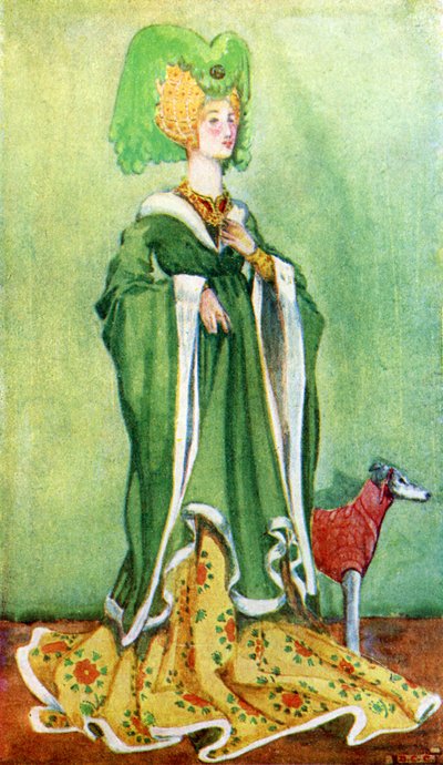 Traje de mujer en el reinado de Enrique VI (1422-1461) de Dion Clayton Calthrop
