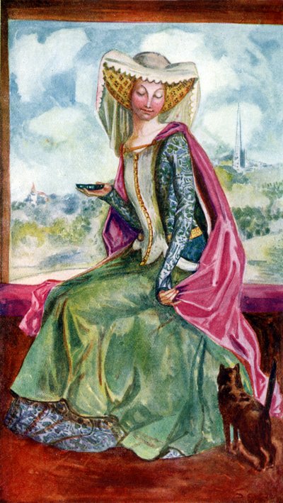 Traje de mujer en el reinado de Enrique V (1413-1422) de Dion Clayton Calthrop