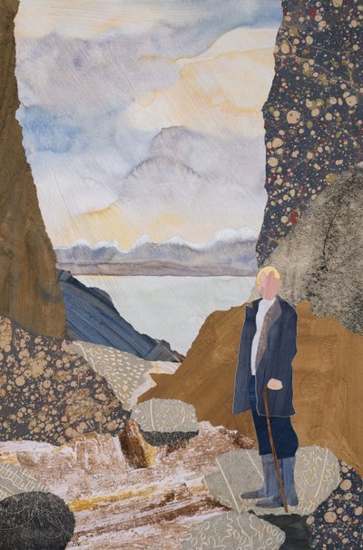 Entre fiordos (collage) de Dione Verulam